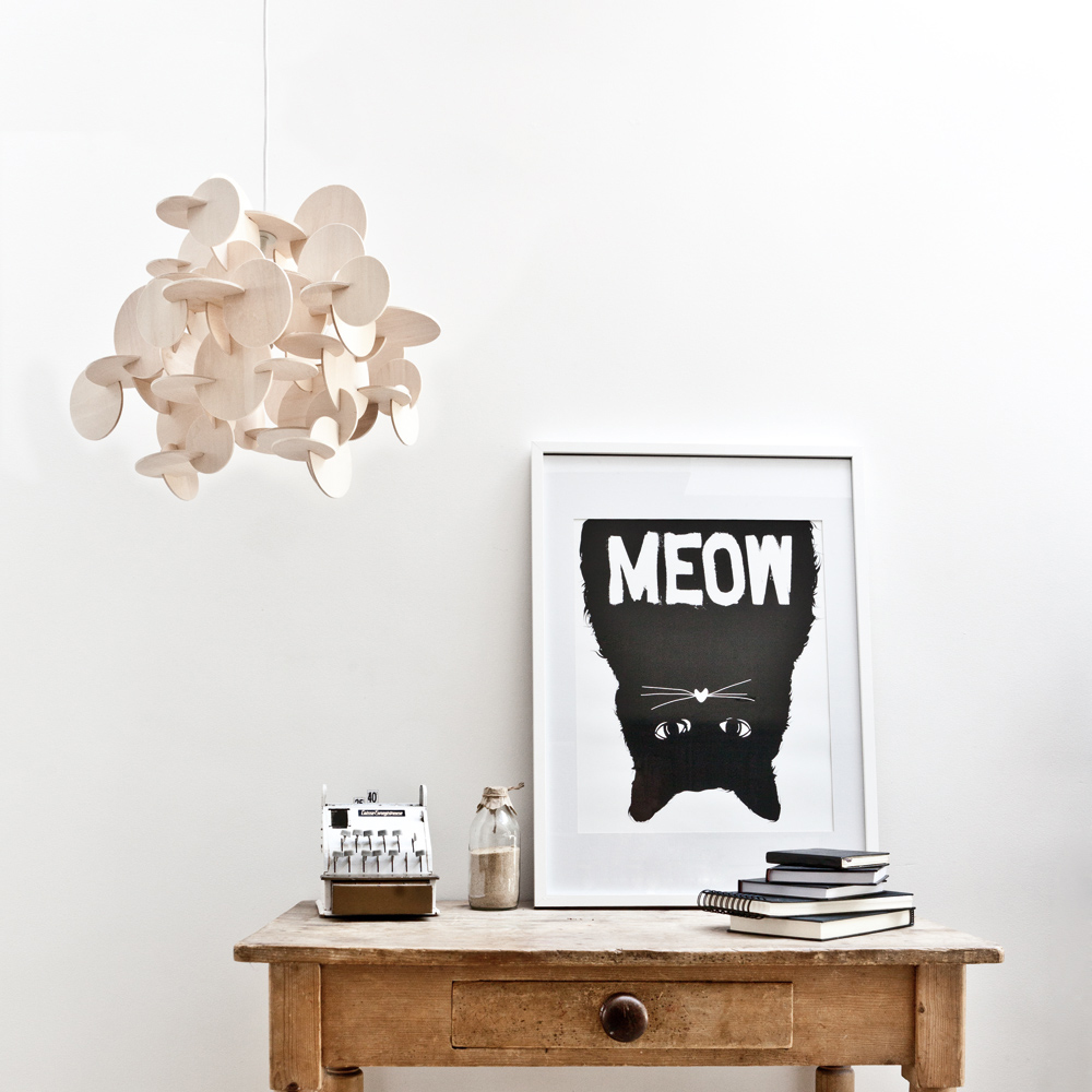 Подвесной светильник Bau из американской липы 51х57 см, натуральный Normann Copenhagen 503013 - Вид №2