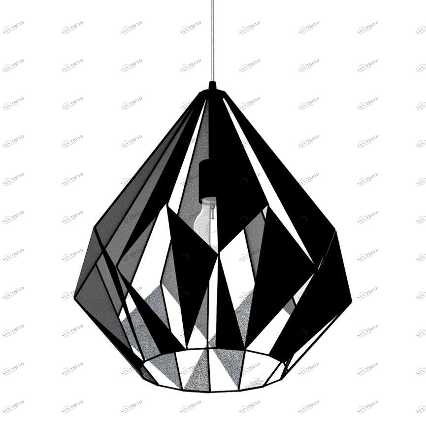 Подвесной светильник Eglo Carlton 1 49879 EGLO CARLTON 102291 Черный