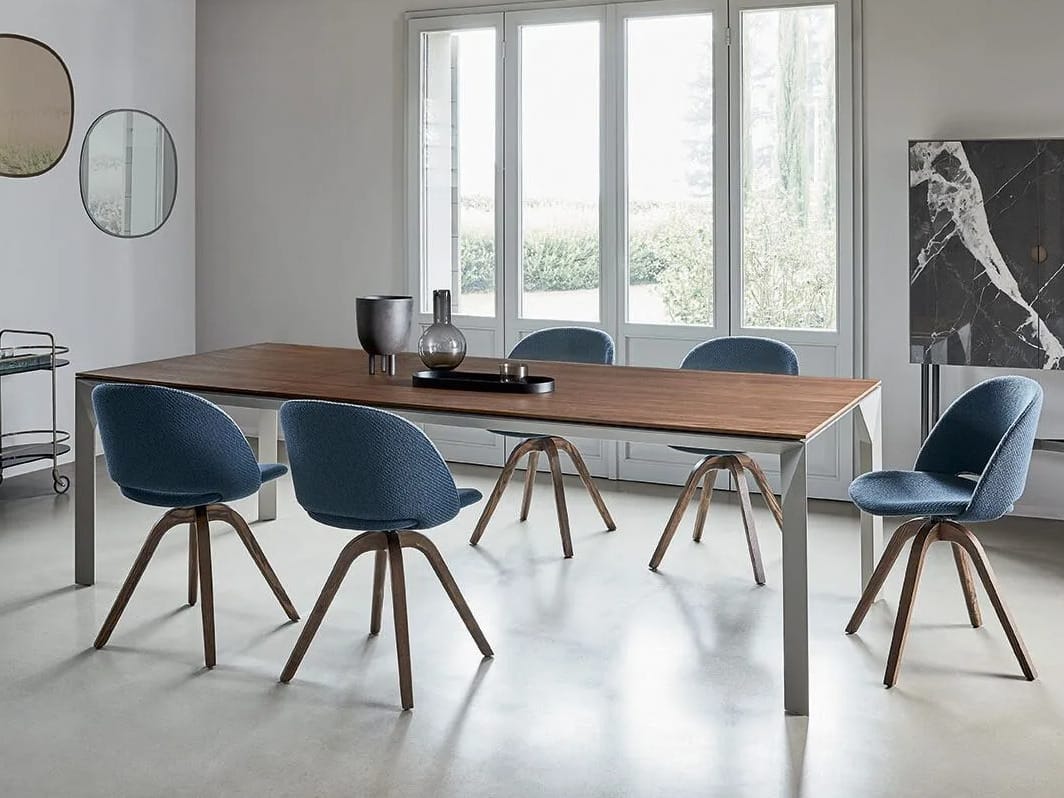 Алюминиевый и Сверхкерамический обеденный стол Bontempi Casa MIRAGE ARCH-00061277 - Вид №3