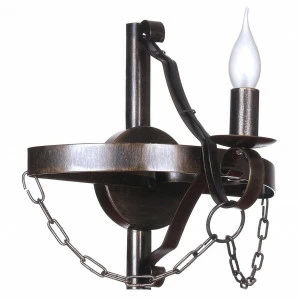 Настенный светильник бра Edges 10132-1B SUPERNW ПОД СТАРИНУ 078756 Прозрачный;черный