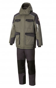 5037895 Костюм утепленный серый хаки графит STATUS  Зимняя спецодежда  размер 52-54/170-176