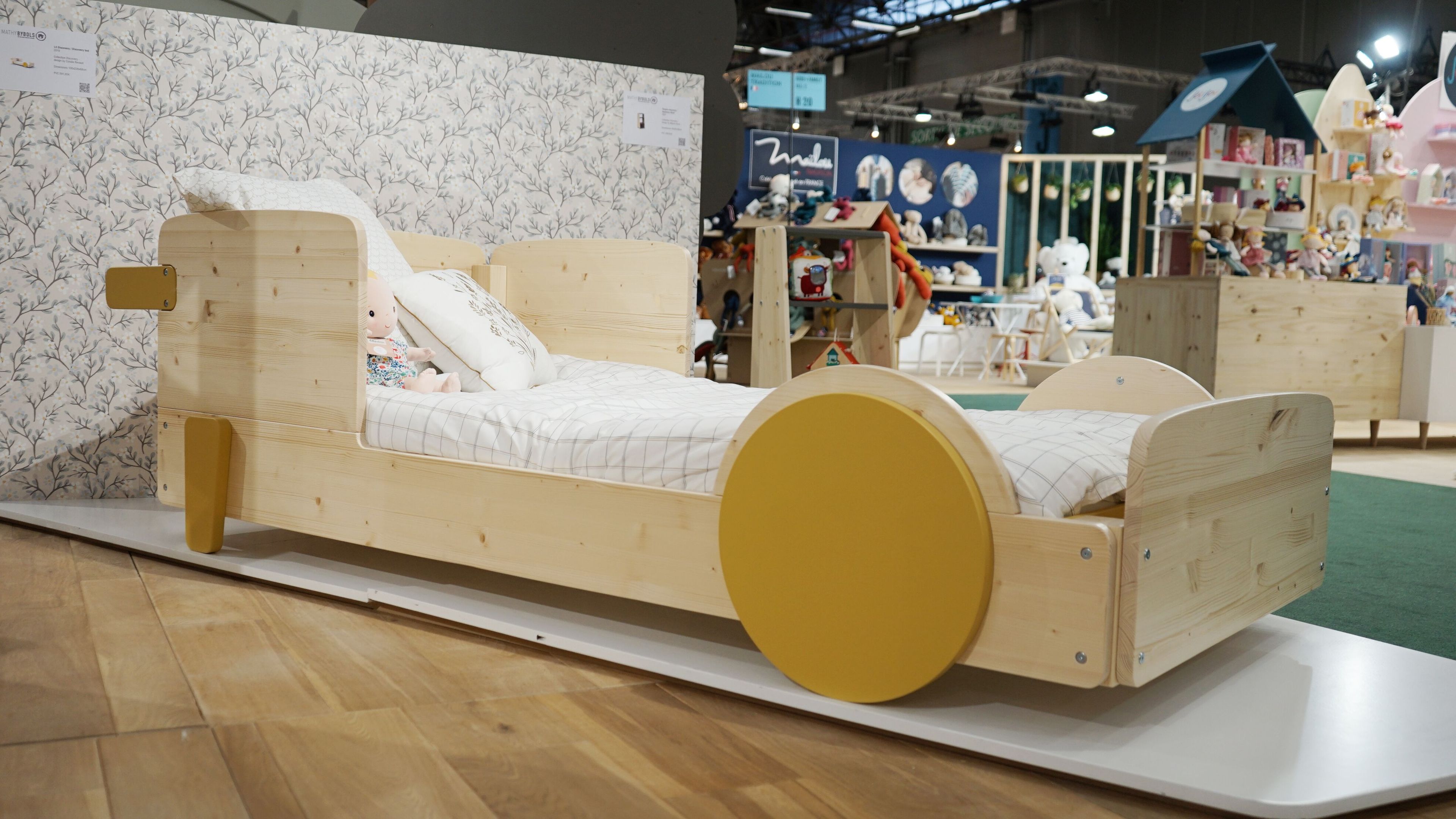 Деревянная односпальная кровать Mathy by Bols ARCH-00055755 - Вид №2