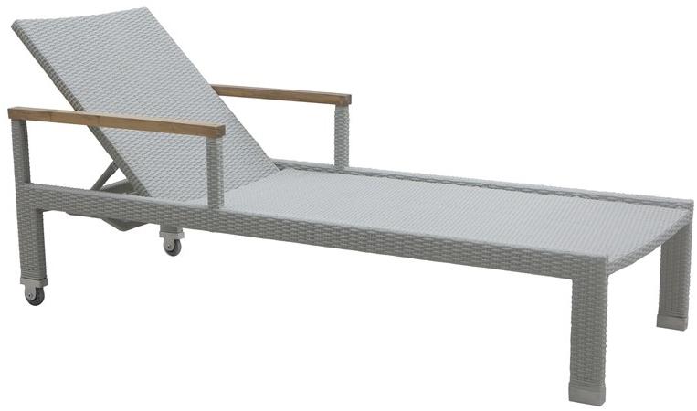 Il Giardino di Legno Садовый шезлонг из синтетического волокна на колесиках Tonga 4501, 4502 - Вид №1