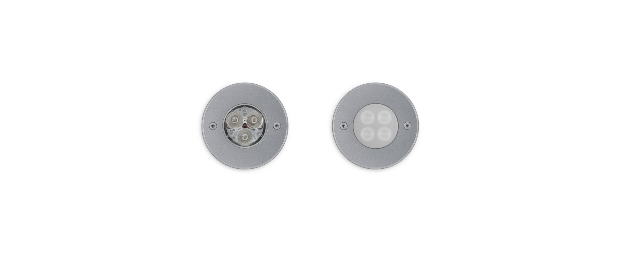 8476111 Встроенный светильник Platek MICRO STEEL Incasso  MICRO STEEL Recessed - 3 LED 3000K 12°  - Вид №1