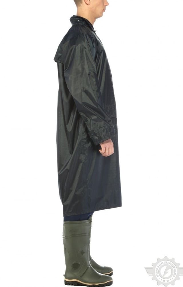 5041823 Плащ Альбатрос влагозащитный ЛАЙТ М синий  Непромокаемая спецодежда  размер XXXL  - Вид №4