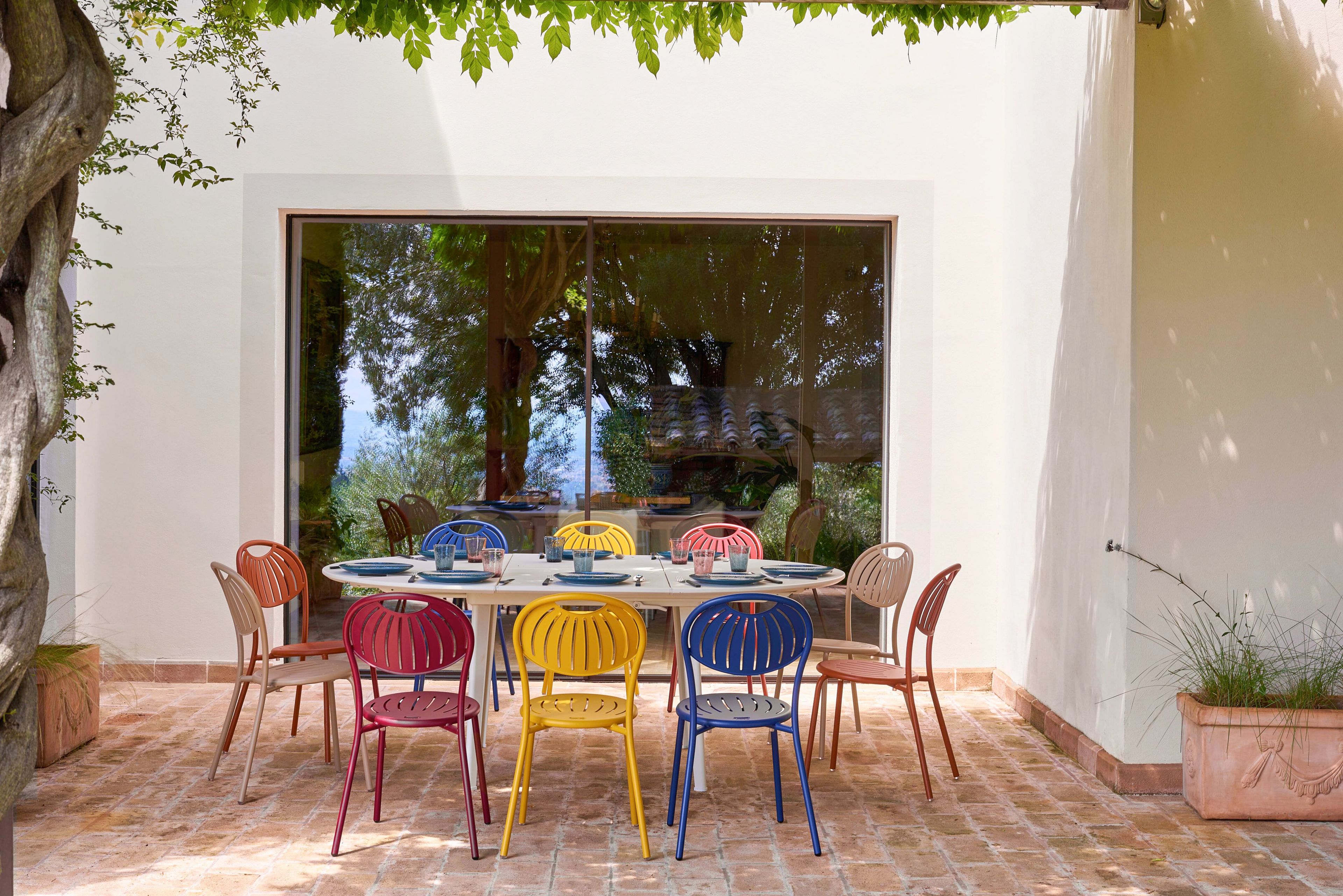 Стальной выдвижной круглый садовый стол emu Plus4 ARCH-00109357 - Вид №6