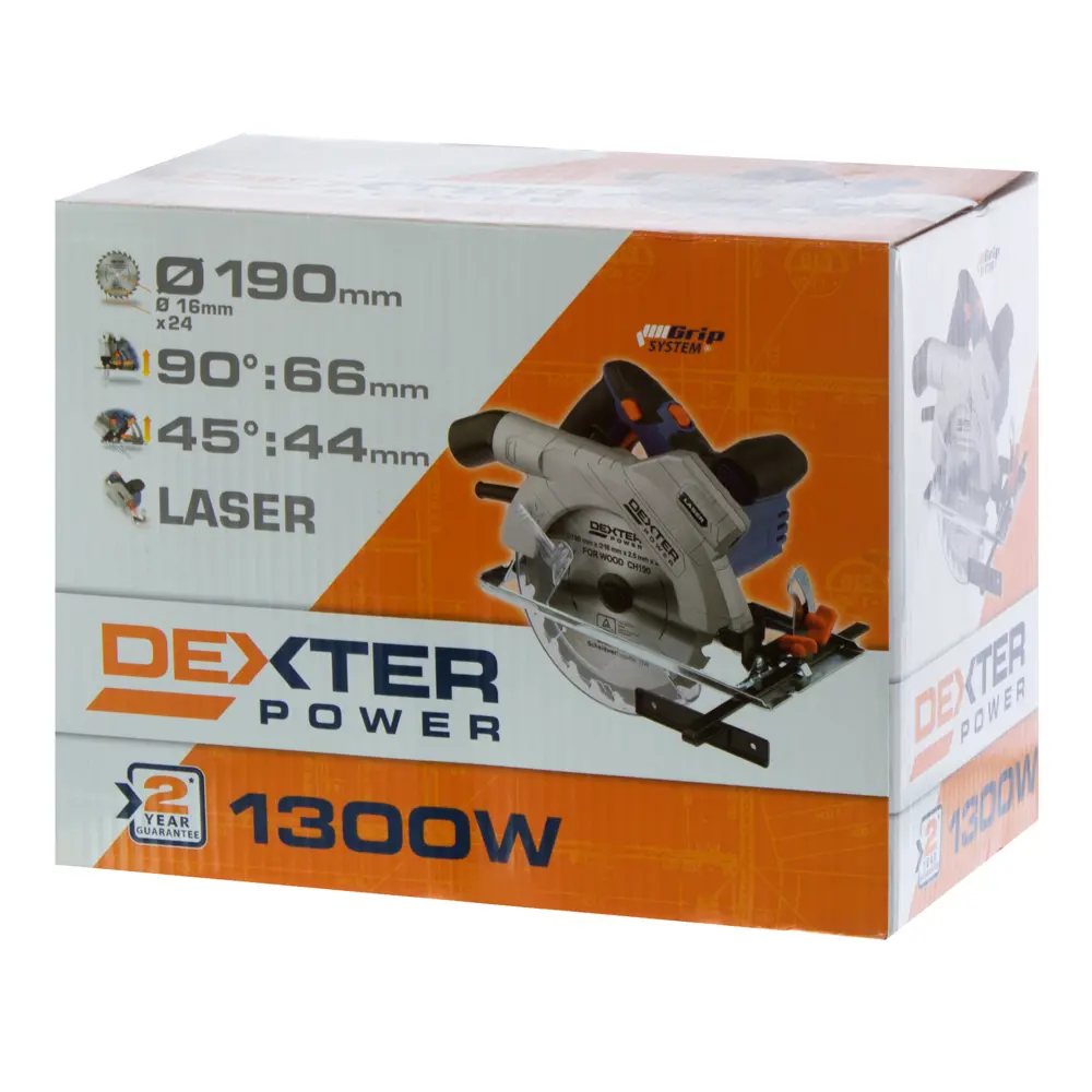Циркулярная пила Dexter Power NC1300CS, 1300 Вт, 190 мм 17059535 STLM-2013099  - Вид №4