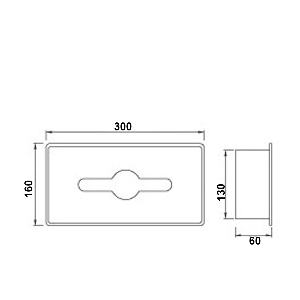 Бумагодержатель Raiber RP3086 настенный RP3086 Santreyd  - Вид №2