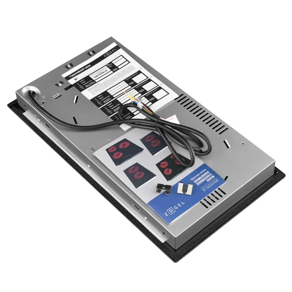 Стеклокерамическая варочная панель Zugel ZEH291B 29x5.2x52 см 2 конфорки цвет черный STLM-2123445 - Вид №4