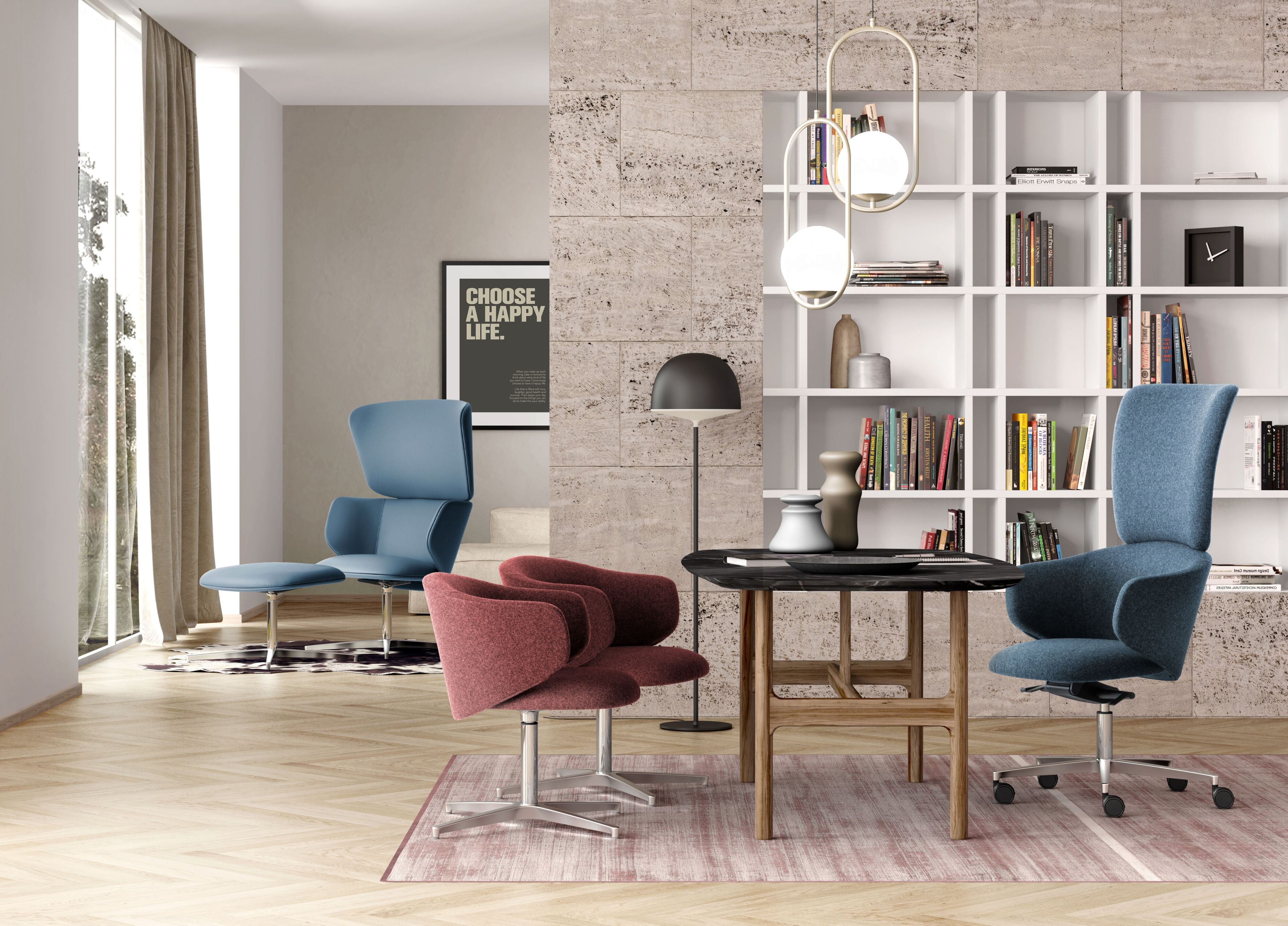 Офисное кресло с высокой спинкой Leyform Alisè ARCH-00084383 - Вид №1