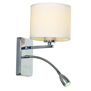 Бра Escada 552/A — стильное настенное освещение с текстильным плафоном 89336316