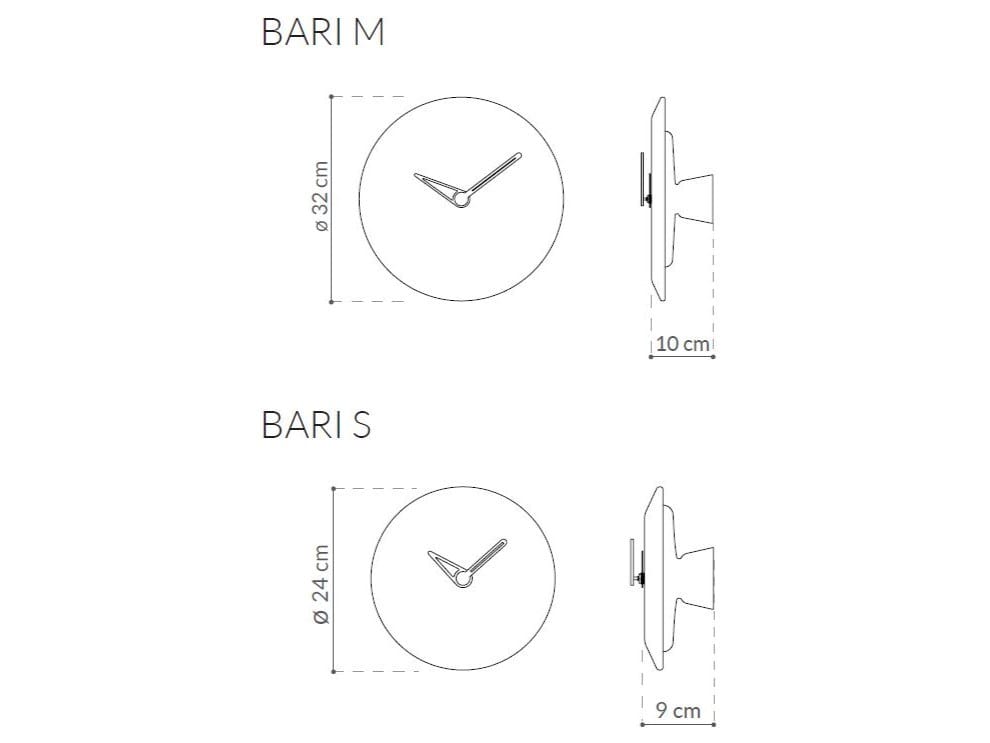 Настенные мраморные часы Sahara Noir NOMON BARI ARCH-00075762 - Вид №5