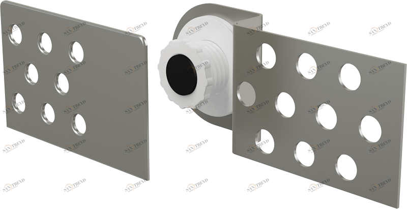Магнит для дверцы под плитку на ванну, вертикально-выдвижной ALCAPLAST AVD004