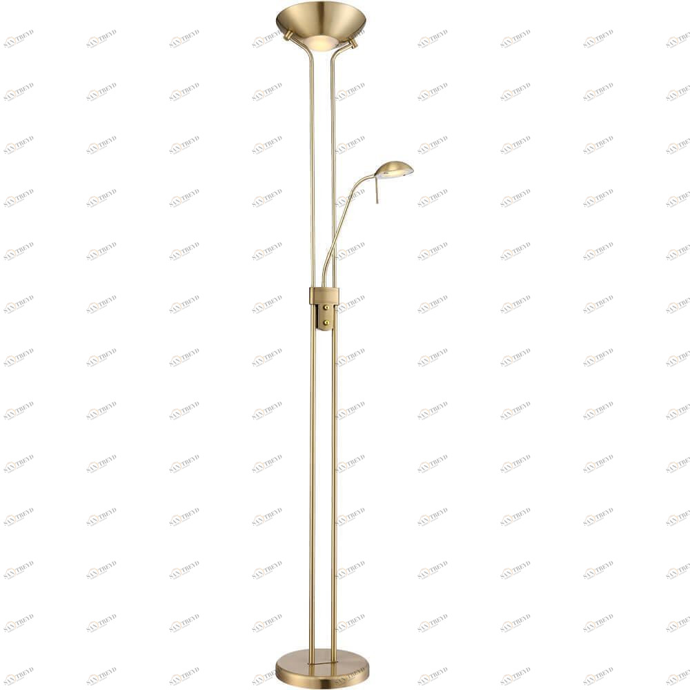 Торшер светодиодный 180х25,5 см золотой Leonas 59040 GLOBO LEONAS 00-3889269 Золото Ceramica Globo 