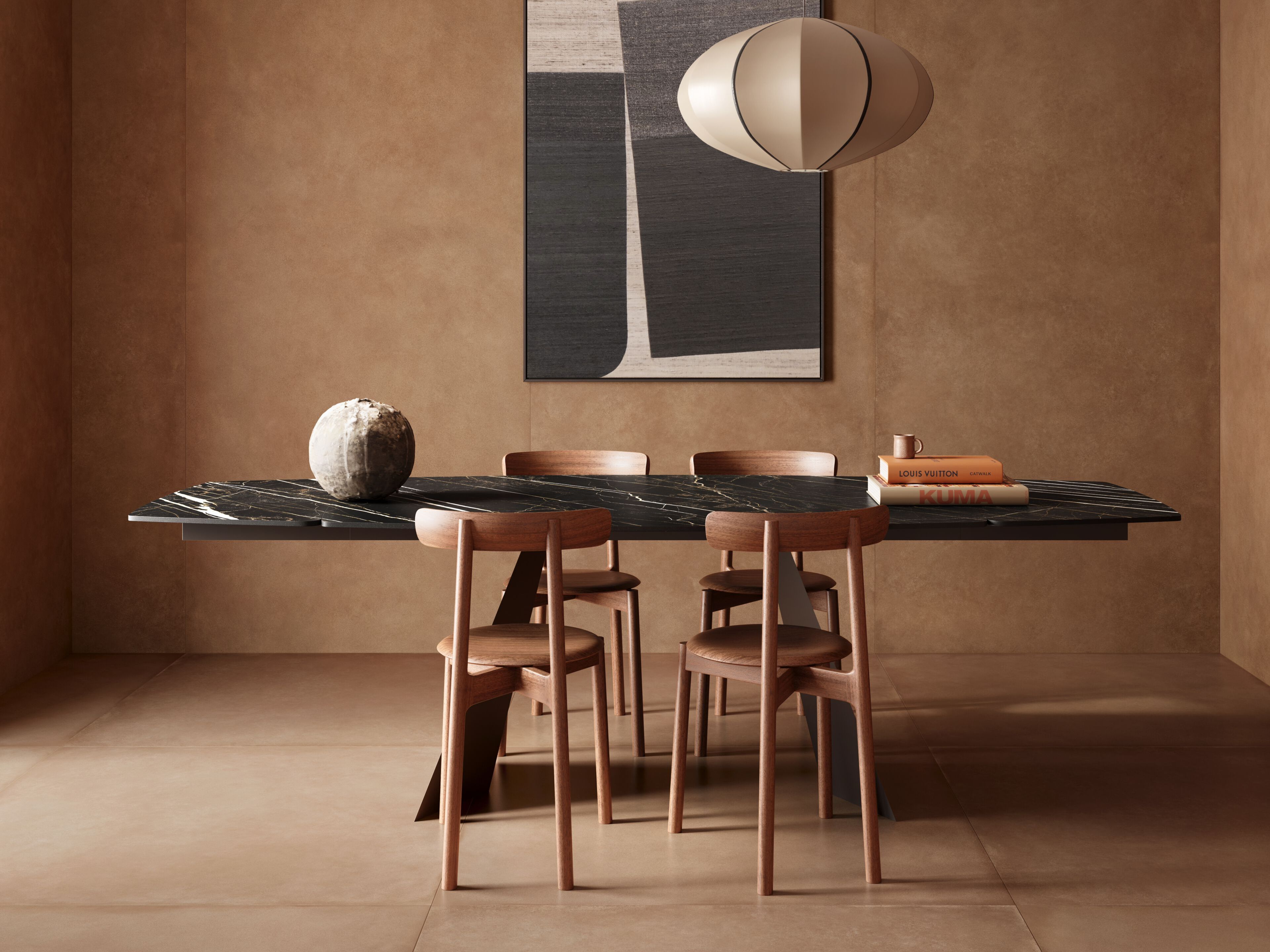 Прямоугольный стол из керамогранита Casalgrande Padana Convivialis ARCH-00054986 - Вид №1