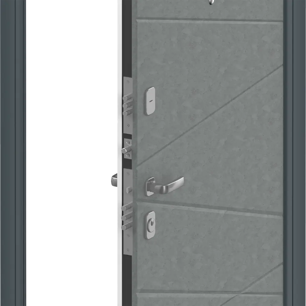 Дверь входная металлическая Премиум Плюс 99x205 см правая роял вуд белый DOORHAN STLM-2142070 - Вид №2