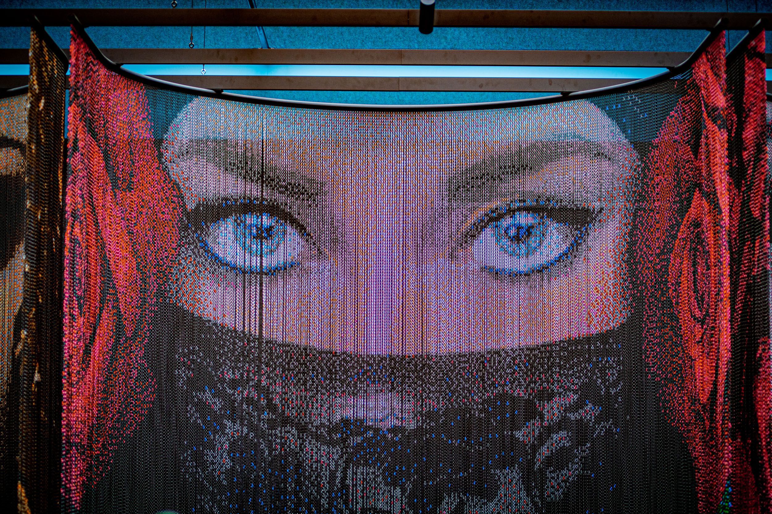 Алюминиевая проволочная палатка Kriskadecor SPACE DIVIDER - RESTAURANT ARCH-00050833 - Вид №9