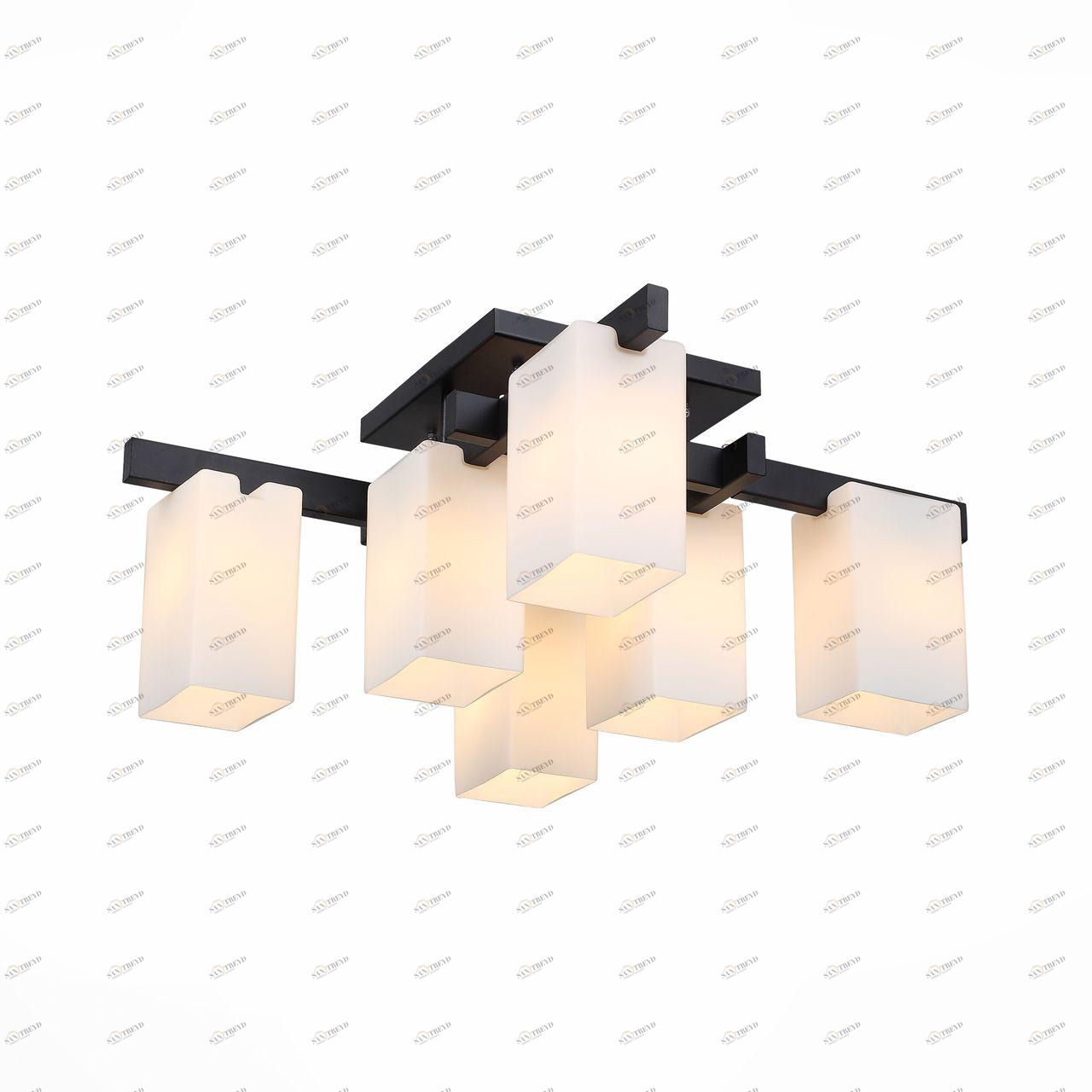 Потолочная люстра ST Luce Caset SL541.402.06 ST LUCE ДИЗАЙНЕРСКИЕ, CASET BLACK 109079 Белый 