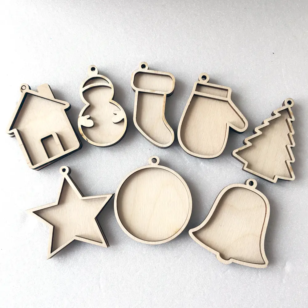 Набор для творчества Елочные игрушки 6x5 см дерево Santreyd STLM-2067714