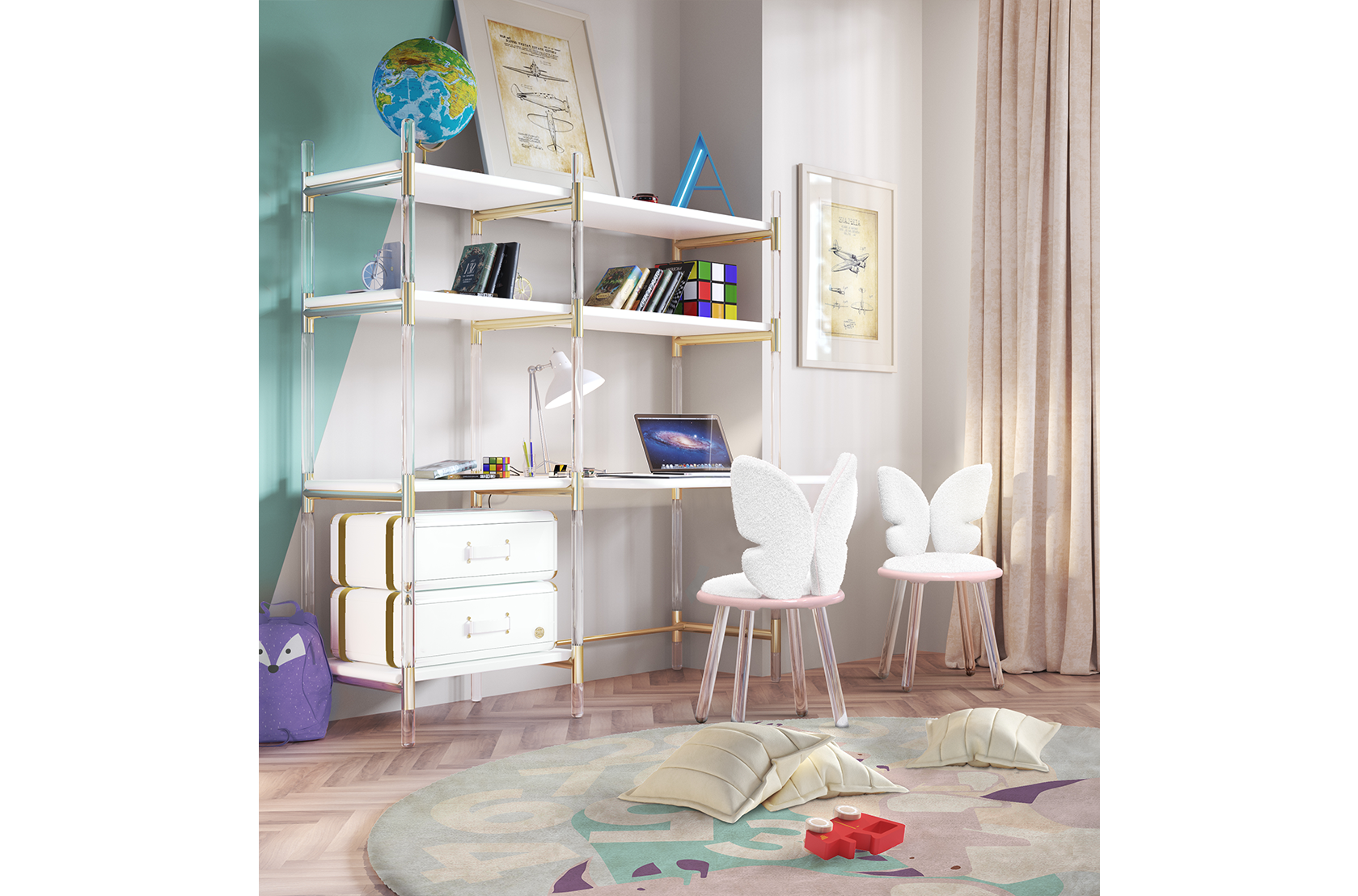 CIST671 Детский обеденный стул Пикси Circu  - Вид №10