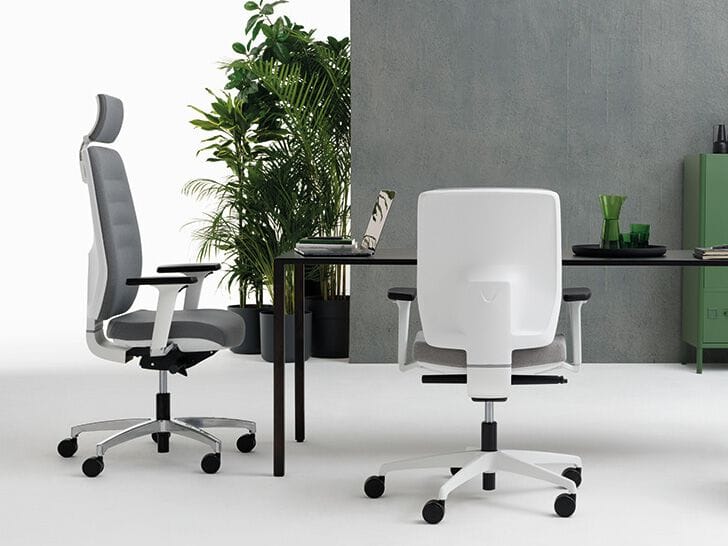 5-спицевое тканевое вращающееся офисное кресло с подлокотниками Nahu Ava ARCH-00025423 - Вид №2