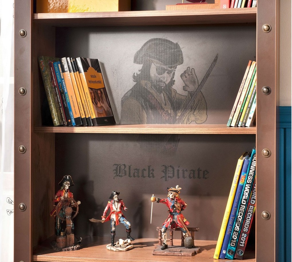 Стеллаж для книг коричневый Pirate CILEK PIRATE 00-3832194 Коричневый Santreyd  - Вид №2