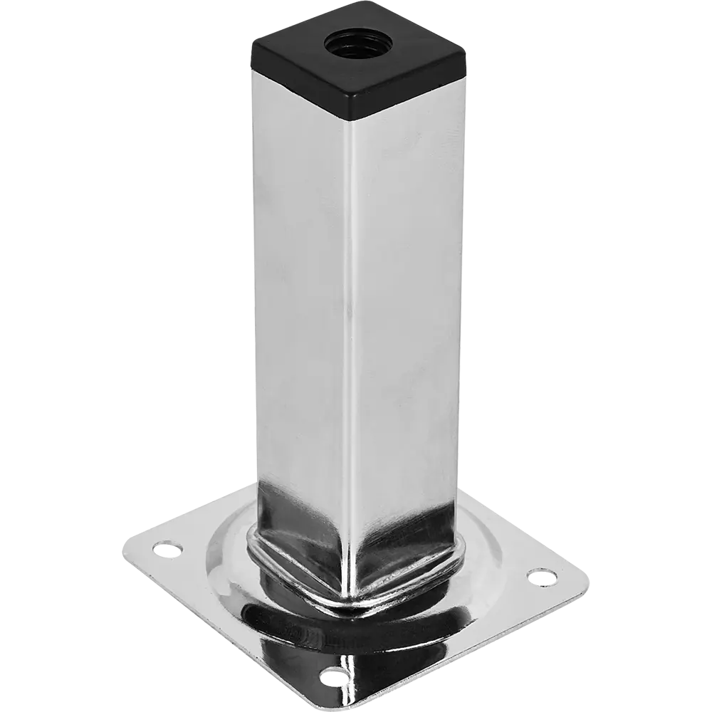 LARVIJ Квадратная мебельная опора 25х25 мм с хромированным покрытием 13761220 STLM-0003748 - Вид №1
