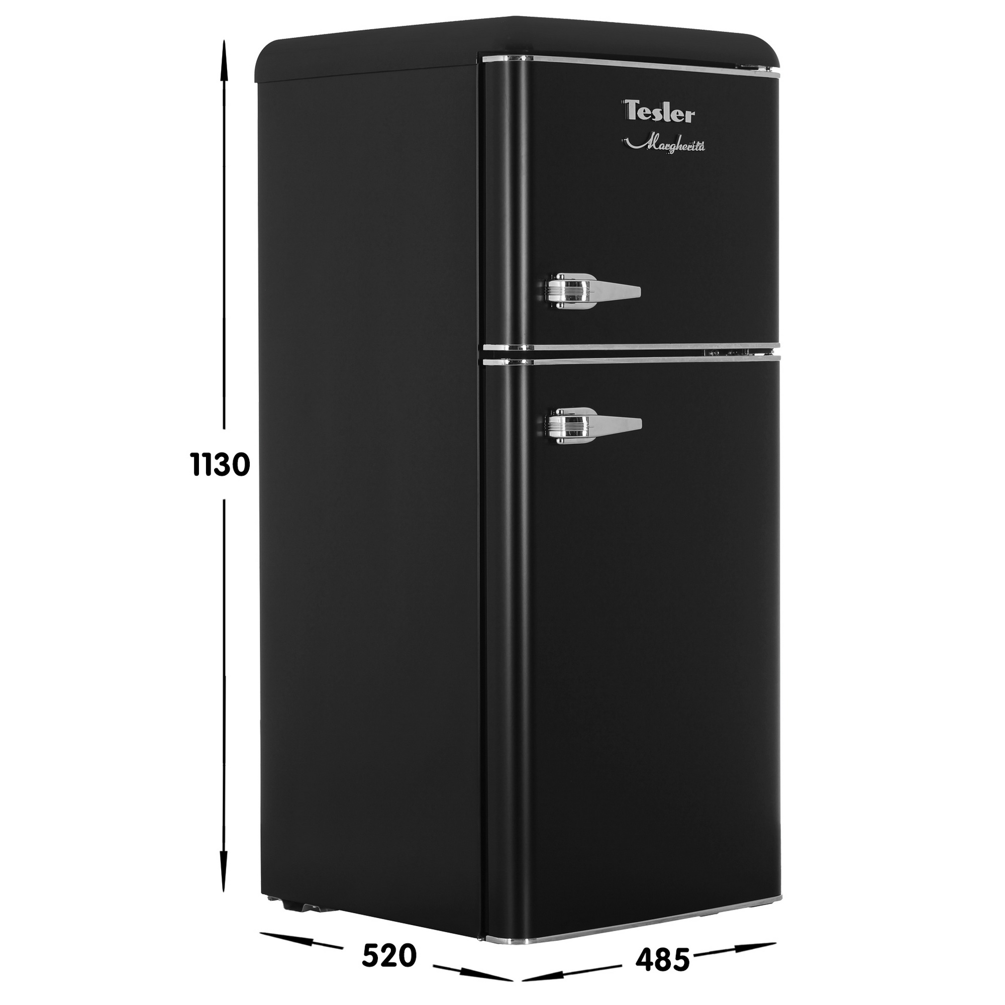 9057384 Холодильник компактный   Tesler RT-132 черный STDN-0129360 - Вид №6