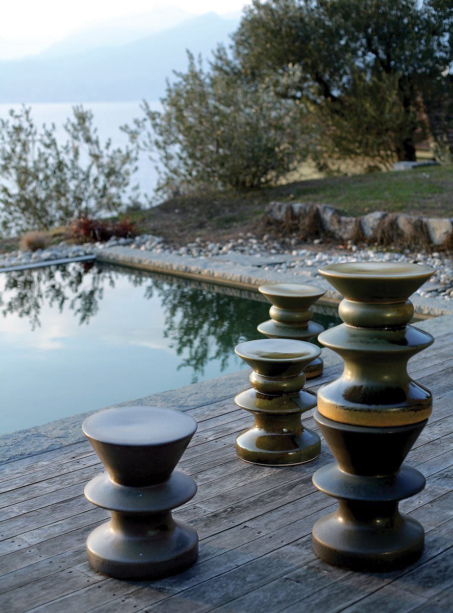 Круглый журнальный столик из керамогранита Zanotta ZEUS ARCH-00139587 - Вид №3