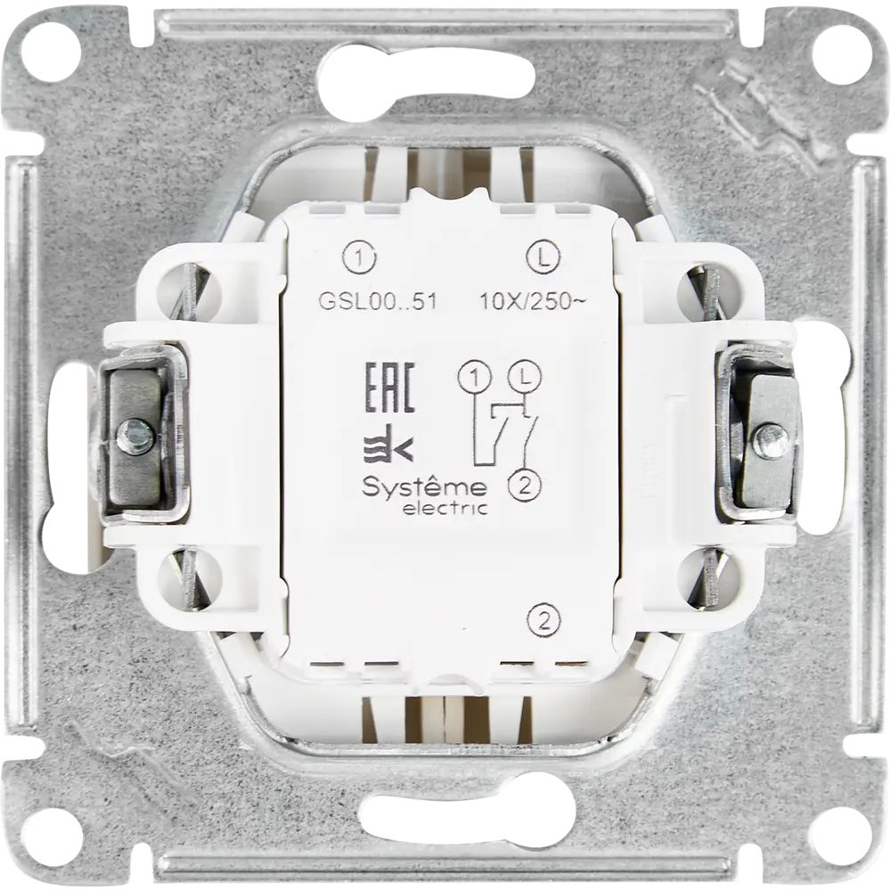 Schneider Electric Glossa - выключатель трёхпозиционный бежевый 87677581 STLM-0074816 - Вид №2