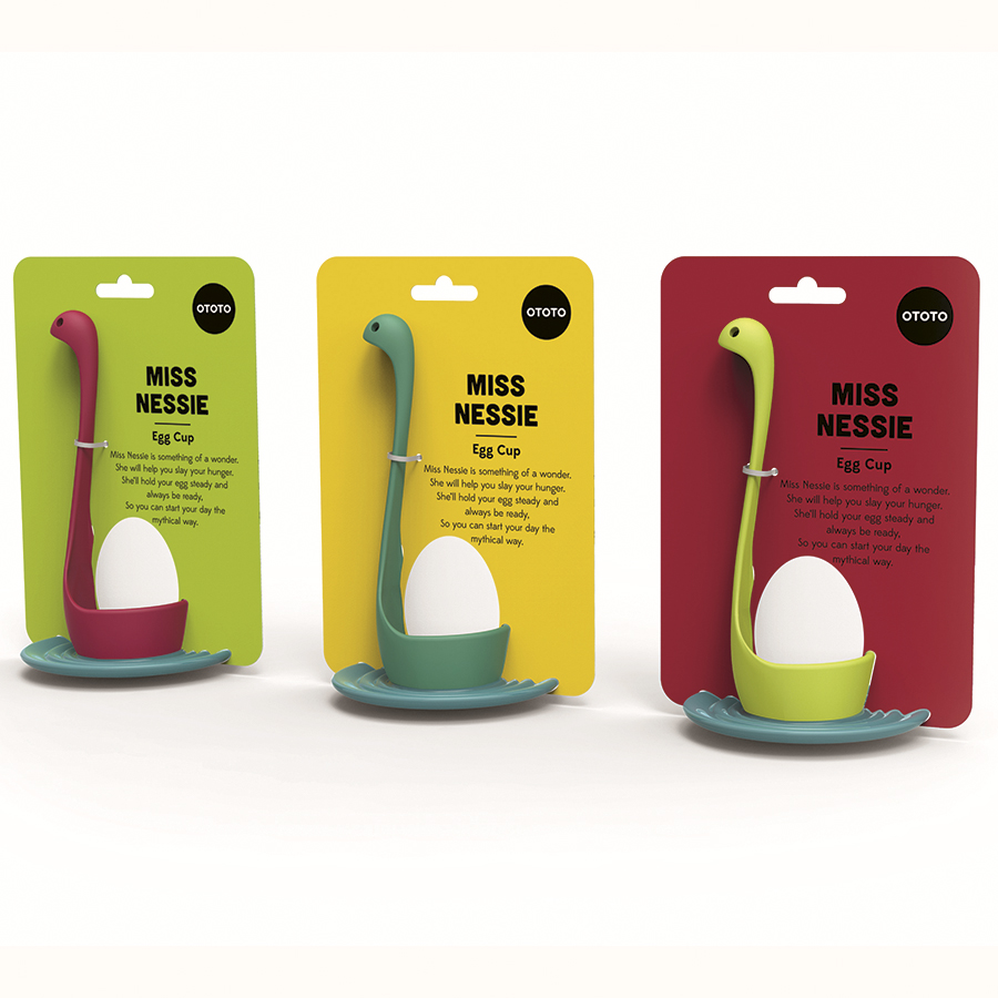 OT889 Держатель для яйца , miss nessie, зеленый OTOTO  - Вид №4