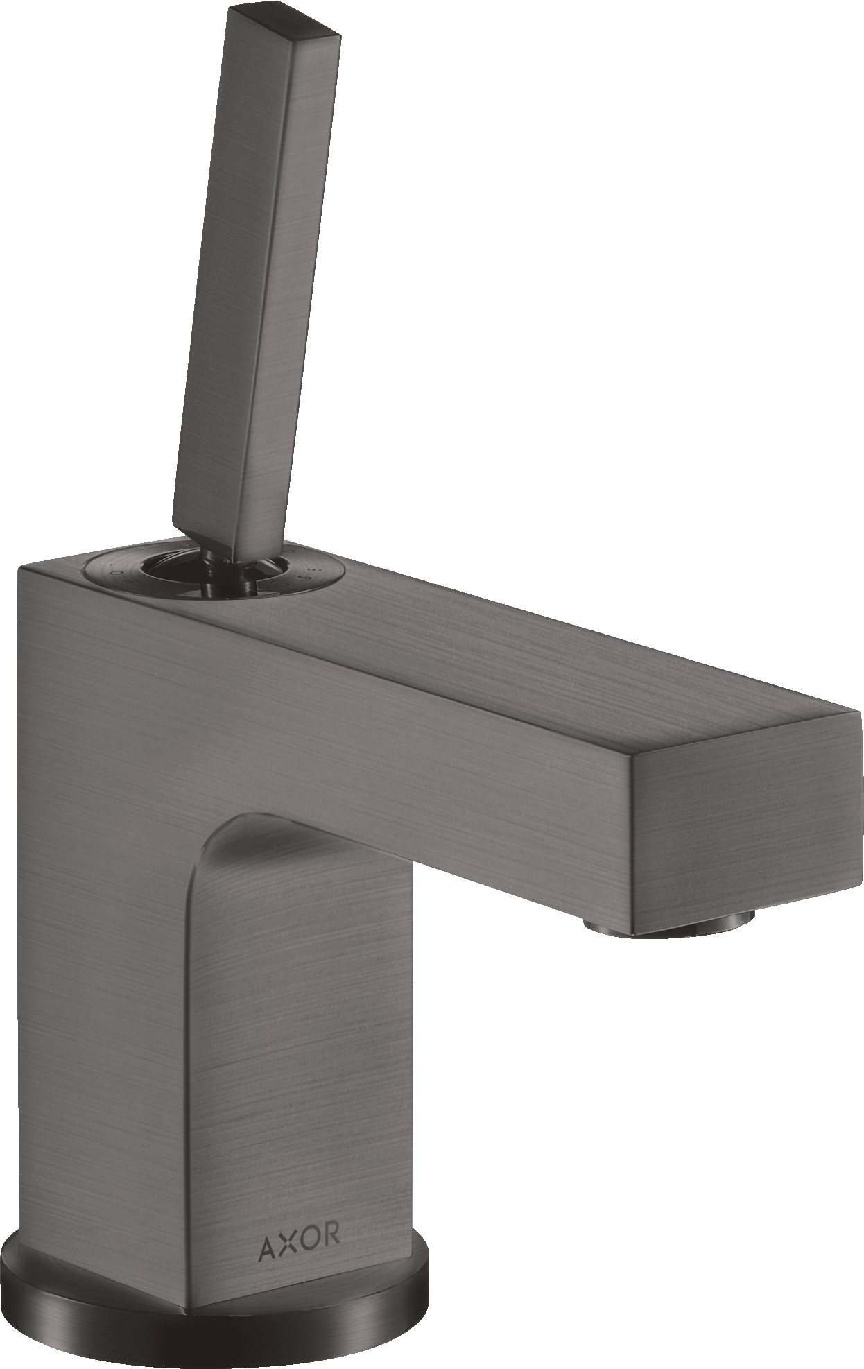 39015340 Смеситель для раковины 80, однорычажный, со стержневой ручкой, для умывальников со сливным гарнитуром AXOR CITTERIO