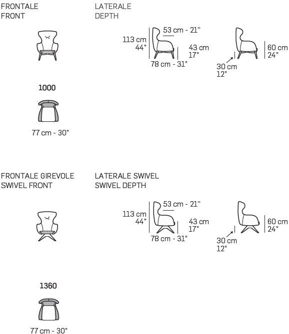 NICOLINE Кресло из ткани sun-id-1418835 - Вид №2