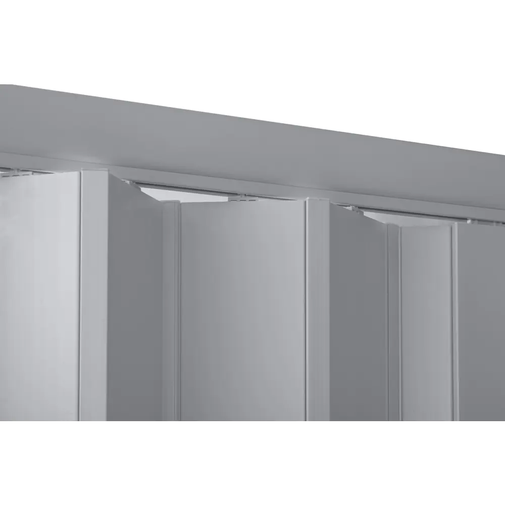 Дверь раздвижная (гармошка) ПВХ Стиль 204x84 см цвет серый РЕМСТРОЙПЛАСТ STLM-2001012 - Вид №3