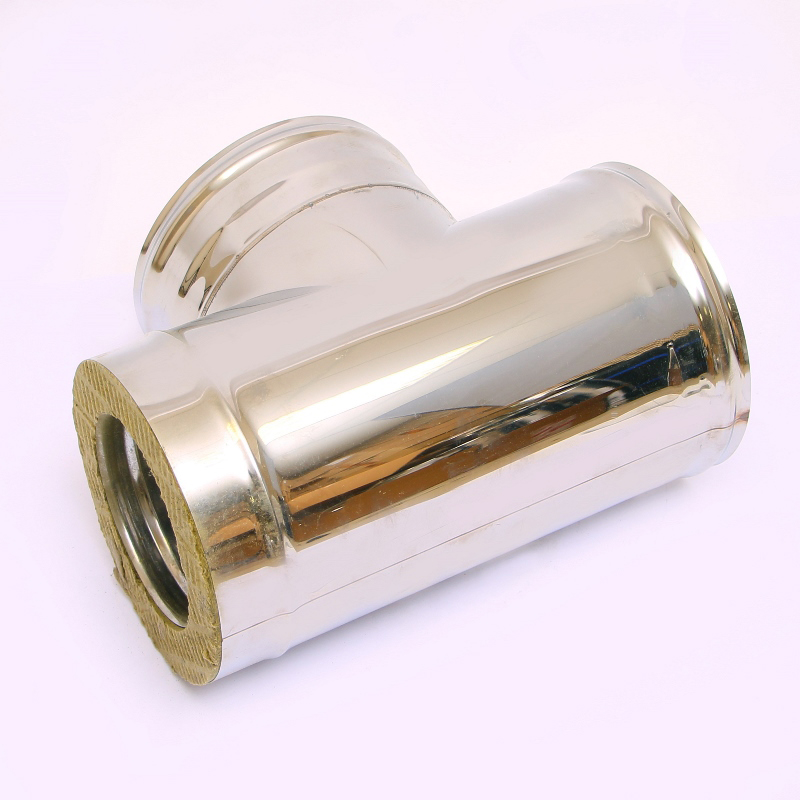 Сэндвич-тройник 90" Ferrum Ф200х280 оцинкованная сталь (430/0,5мм) FD11200N5FC - Вид №2