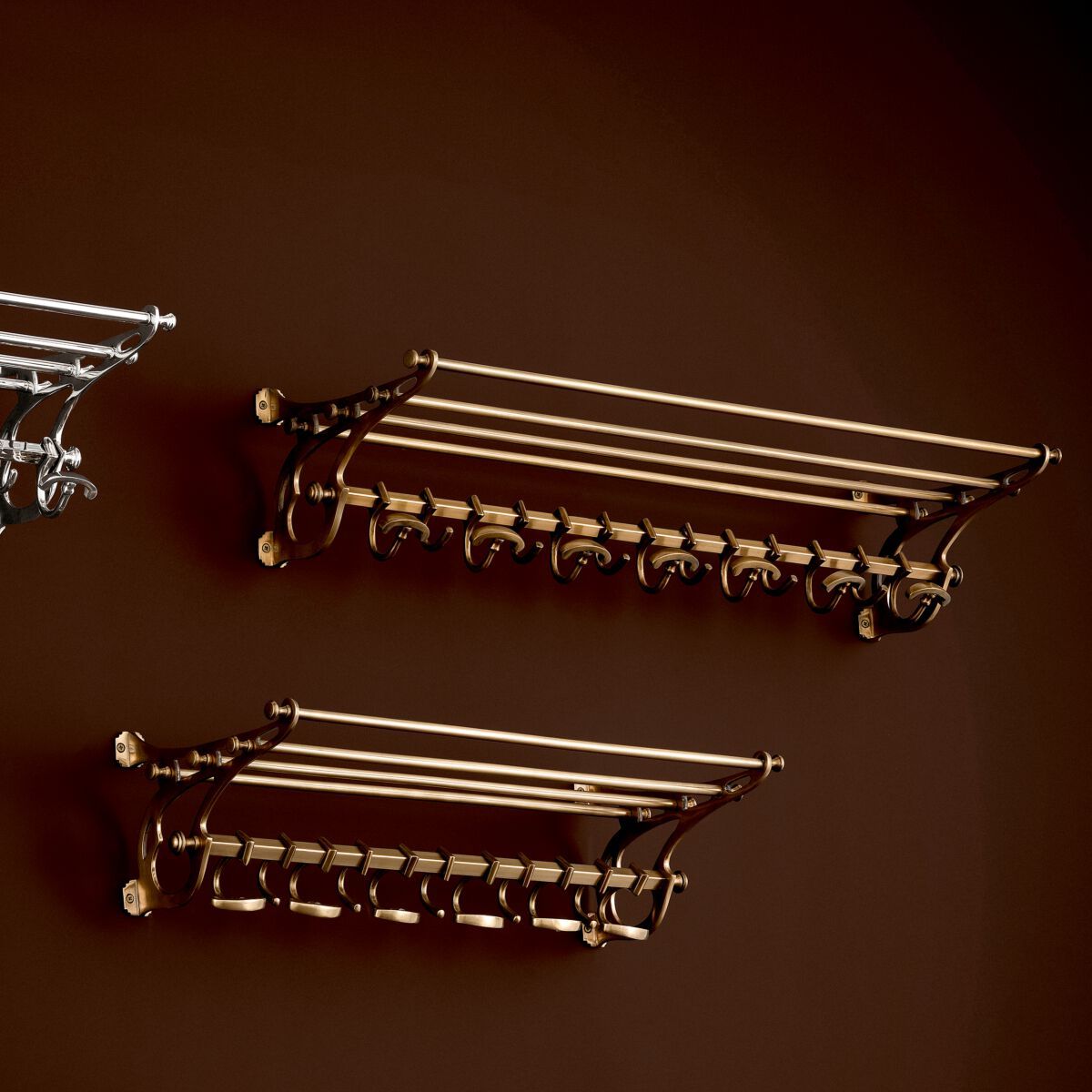 Латунная настенная вешалка Eichholtz HUDSON L ARCH-00141606 - Вид №2