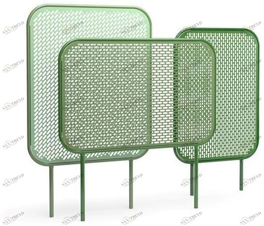 VESTRE Самонесущая вертикальная зеленая решетка из стали с порошковым покрытием Pop sun-id-1508088
