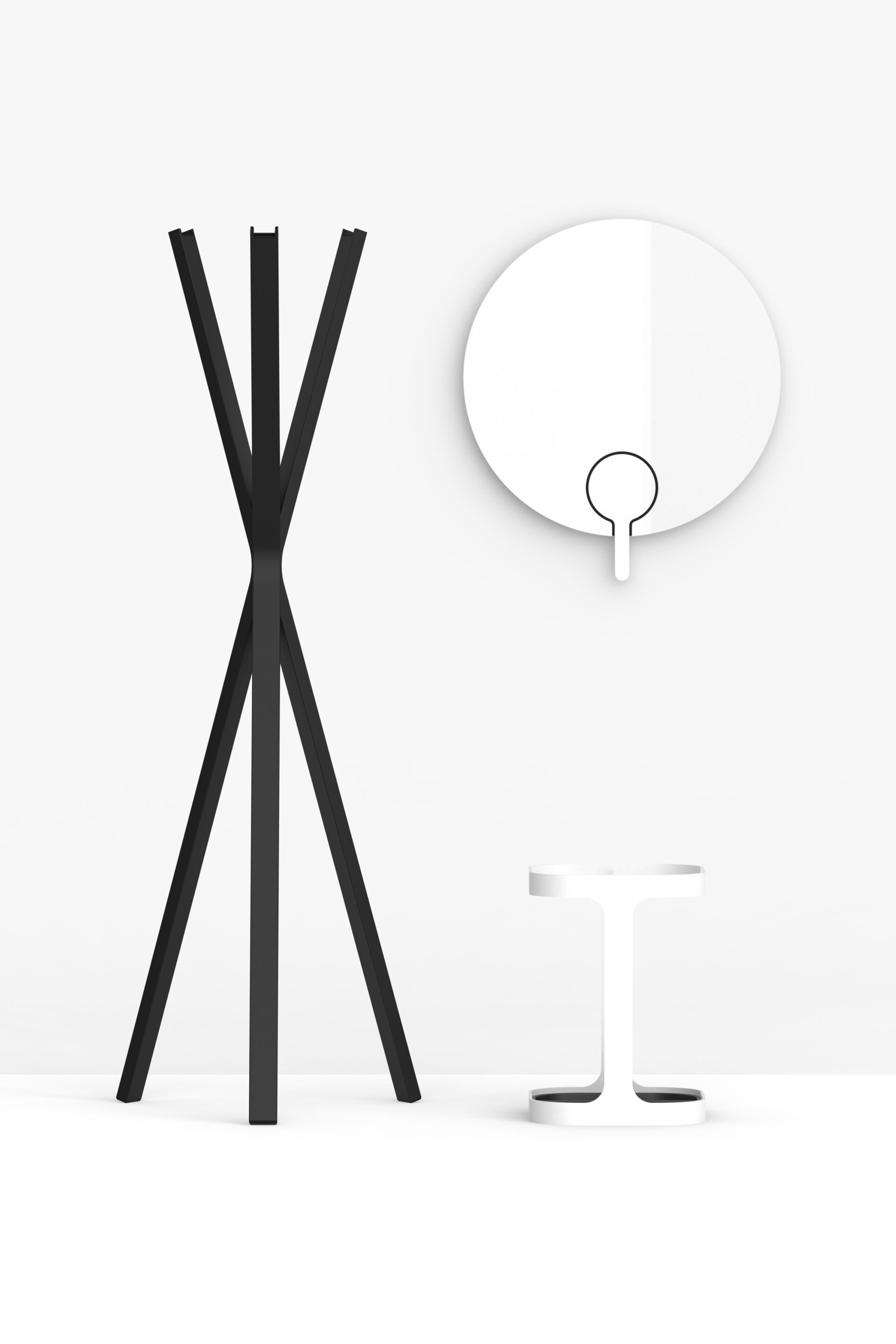 Стальная напольная вешалка с порошковым покрытием FUNCTIONALS HJW ARCH-00064733 - Вид №8