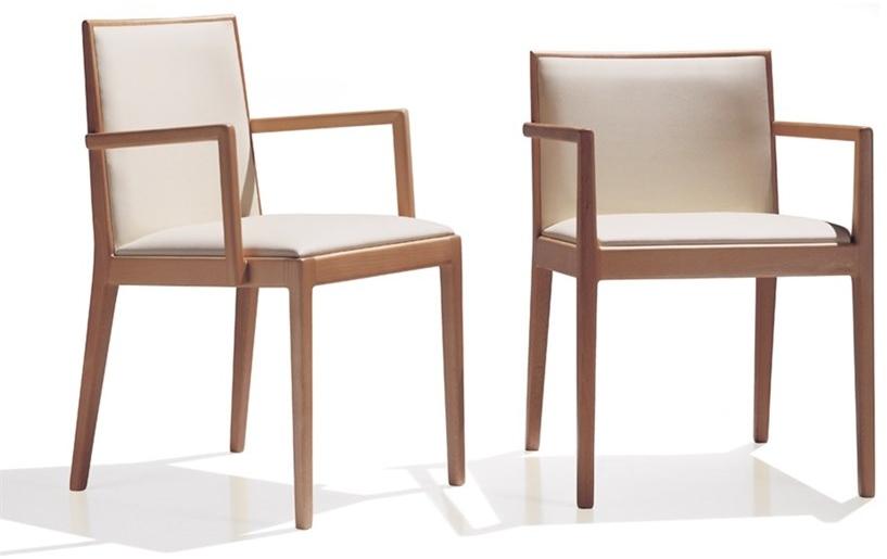 Andreu World Стул с обивкой и подлокотниками Carlotta So0916 - Вид №3