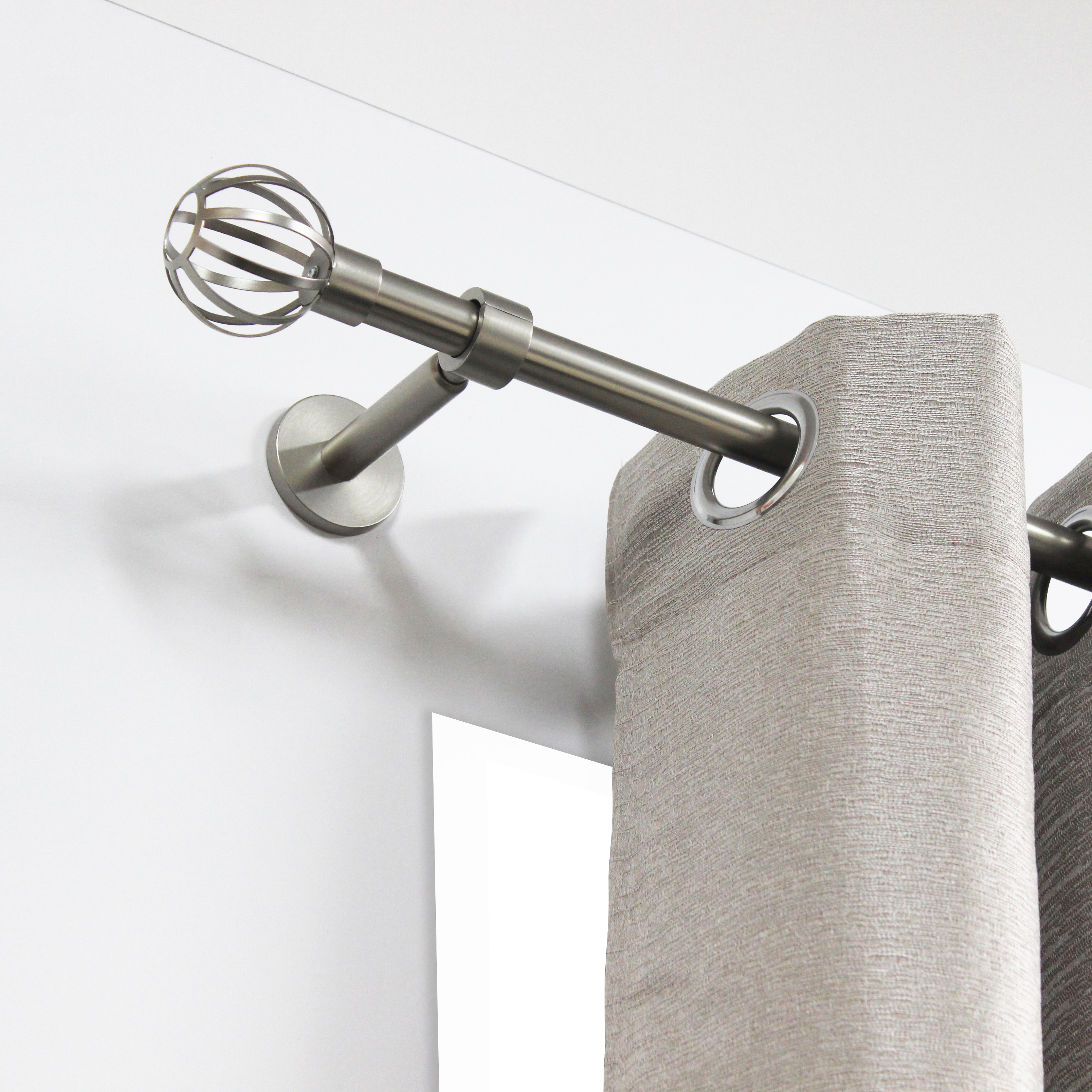 INSPIRE Наконечники для карнизов «Шар с лентами» металлические 6 см 82549343 STLM-0029534 - Вид №4