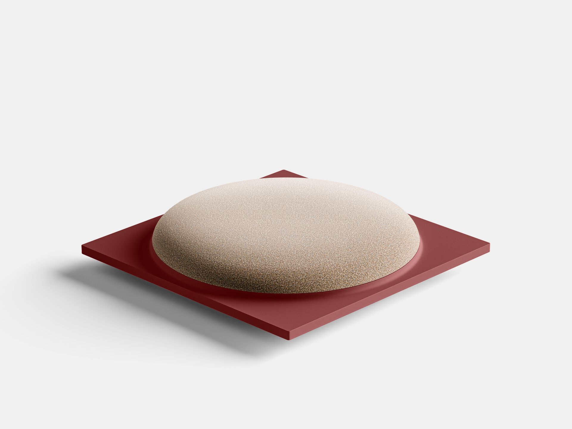 Бетонный квадратный пуф PULKRA купол ARCH-00069173 - Вид №26
