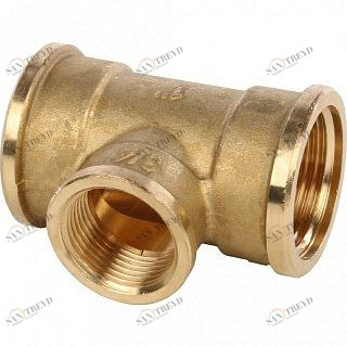 Тройник переходной ВР 1х3/4х1" латунь STOUT Santreyd SFT-0021-001341