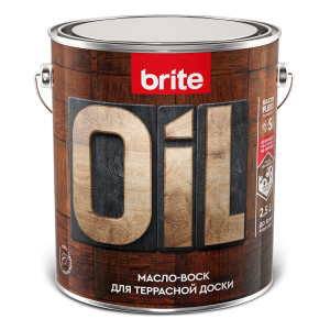 90324195 Масло для террас 212476 цвет прозрачный 2.5 л STLM-0184565 BRITE