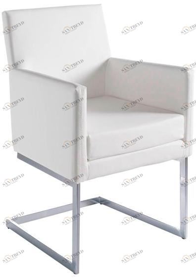 Angel Cerdá Консольное кресло из искусственной кожи с подлокотниками New chair 4004 bz090 Angel Cerda