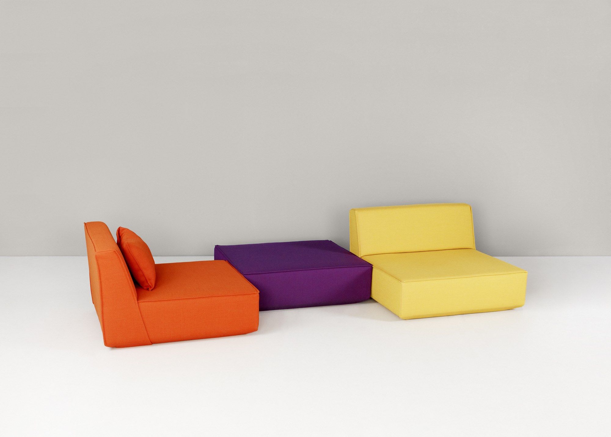 Модульный квадратный пуф из ткани Cubit by Mymito ARCH-00073733 - Вид №27