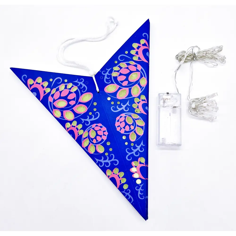 89378393 Елочная игрушка Звезда Инди 2.5x38 см фиолетовый STLM-1359486 Santreyd  - Вид №3