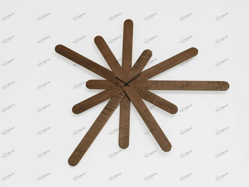 Casamania & Horm Настенные часы из дуба или ореха sun-id-1443704