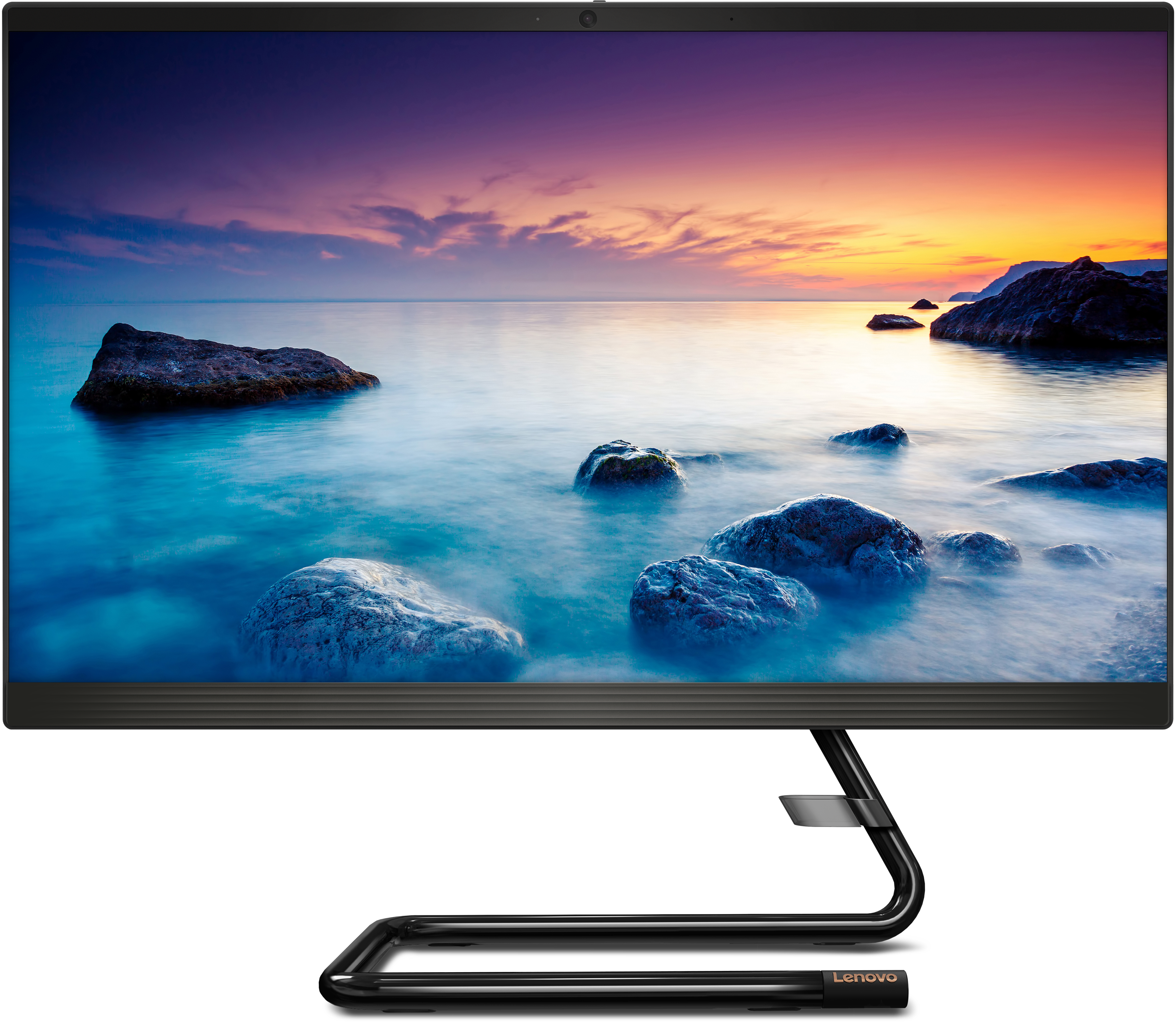 F0EX0024RK ideacentre aio 3 22ada05 21.5"(1920x1080)/amd ryzen 3 3250u(2.6ghz)/8192mb/256ssdgb/dvdrw/int:amd radeon/bt/wifi/war 1y/5.28kg/black/w10 + клавиатура, мышь usb Lenovo Santreyd  - Вид №3