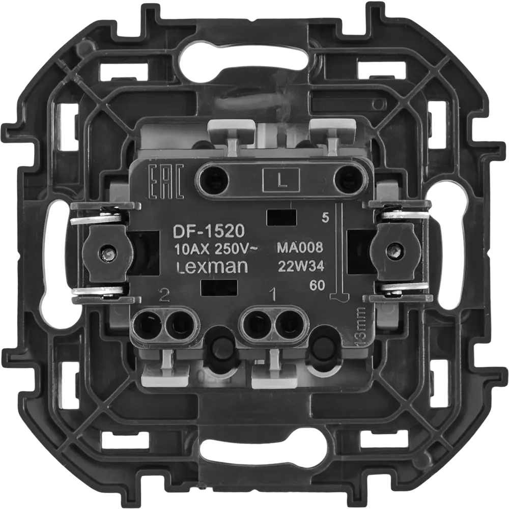 LEXMAN Lilian: двухклавишный выключатель для современного интерьера 86761730 STLM-0071417 - Вид №2