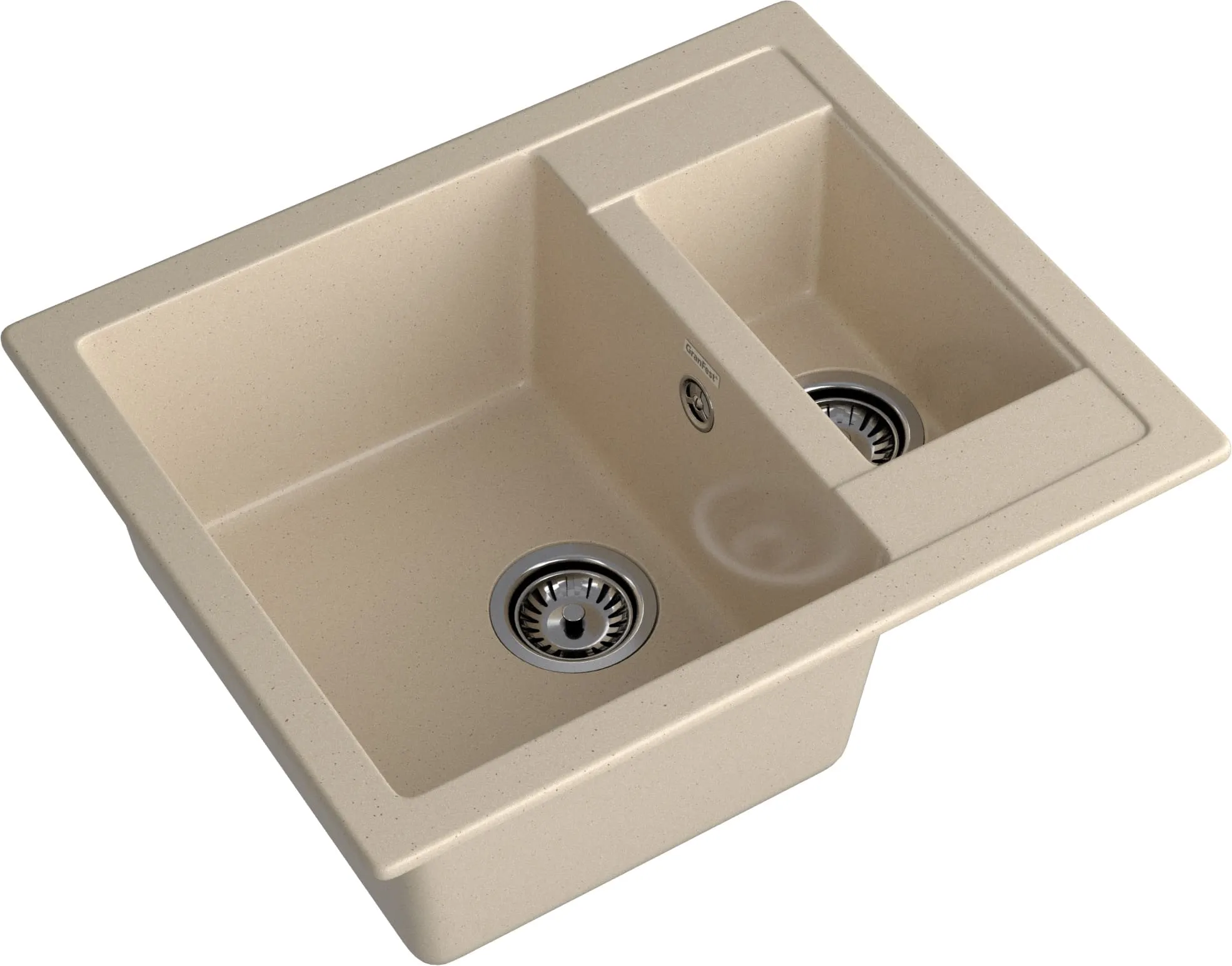 Кухонная мойка Искусственный камень QUADRO S229 GranFest Q-610K-S229 - Вид №2